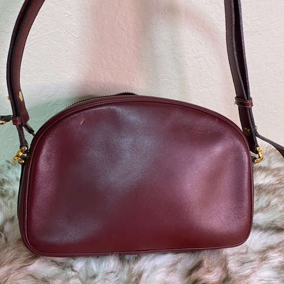 Vintage authentic de CARTIER BORDEAUX crossbody - Picture 3 of 12